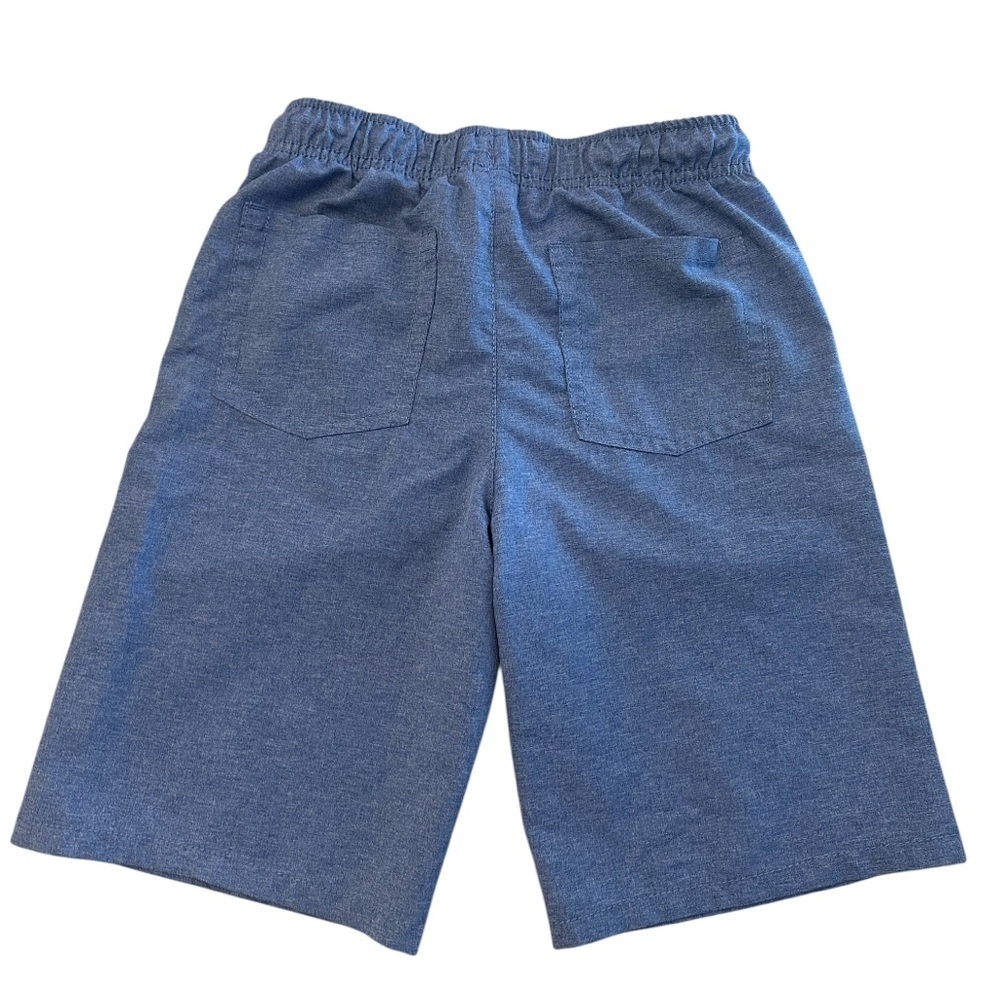 Cat & Jack Target Boys Drawstring Elastic Waist Flat Shorts Boys L 12/14 - Picture 2 of 6